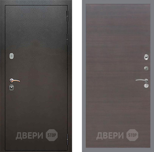 Входная металлическая Дверь Рекс (REX) 5 Серебро Антик GL венге поперечный в Серпухове