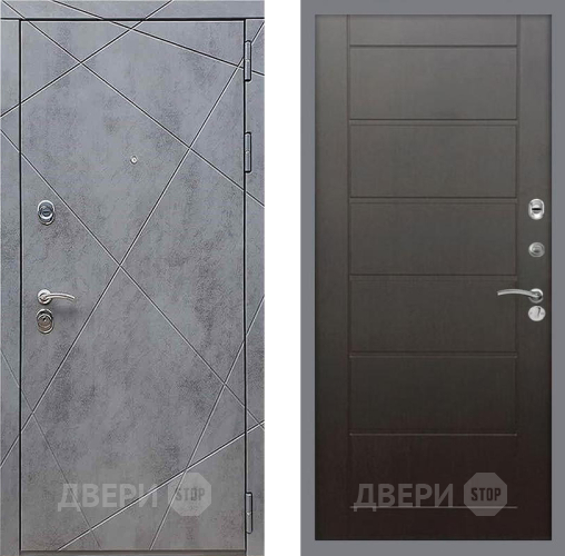 Дверь Рекс (REX) 13 Бетон Темный Сити Венге в Серпухове