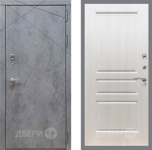 Дверь Рекс (REX) 13 Бетон Темный FL-243 Лиственница беж в Серпухове