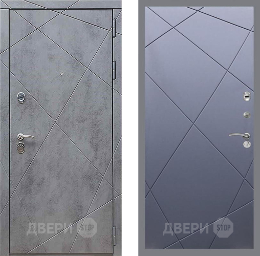 Дверь Рекс (REX) 13 Бетон Темный FL-291 Силк титан в Серпухове