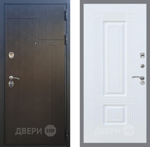 Входная металлическая Дверь Рекс (REX) Премиум-246 FL-2 Силк Сноу в Серпухове