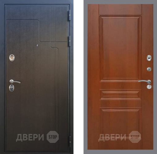 Входная металлическая Дверь Рекс (REX) Премиум-246 FL-243 Итальянский орех в Серпухове