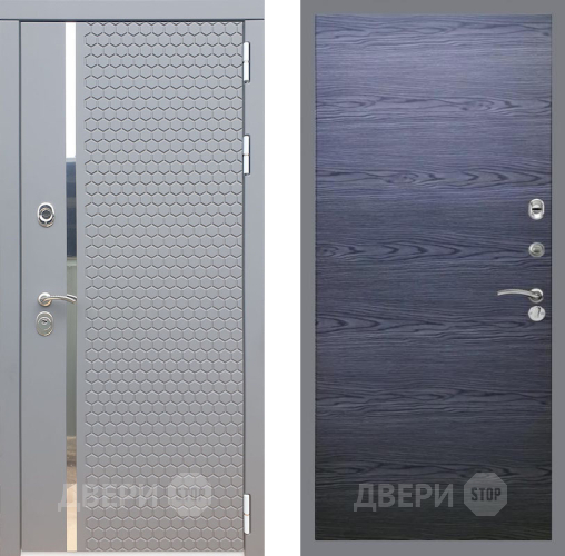 Дверь Рекс (REX) 24 GL Дуб тангенальный черный в Серпухове