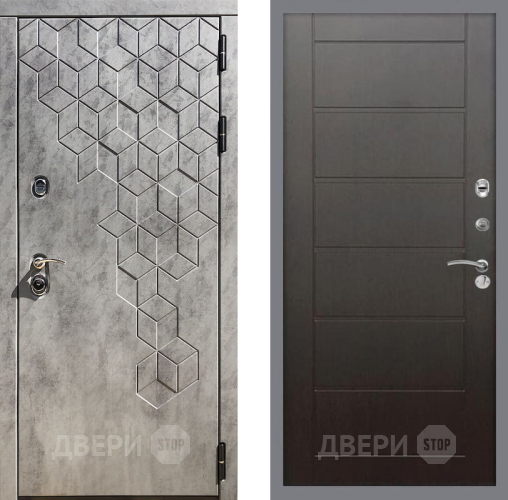 Входная металлическая Дверь Рекс (REX) 23 Сити Венге в Серпухове