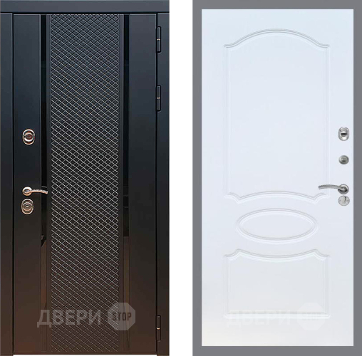 Дверь Рекс (REX) 25 FL-128 Белый ясень в Серпухове