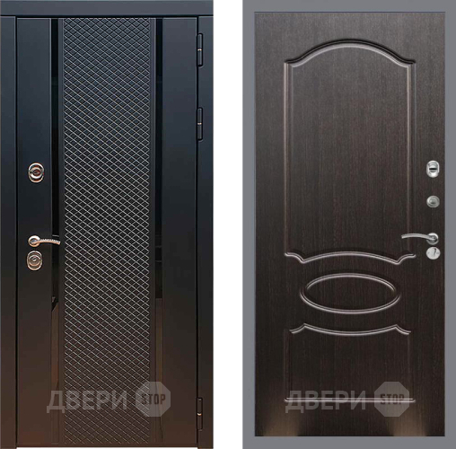 Входная металлическая Дверь Рекс (REX) 25 FL-128 Венге светлый в Серпухове