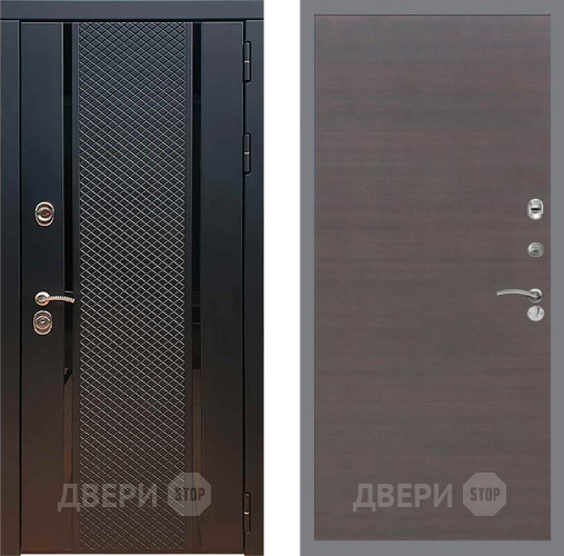 Входная металлическая Дверь Рекс (REX) 25 GL венге поперечный в Серпухове