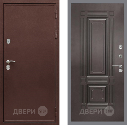 Дверь Рекс (REX) 5 металл 3 мм FL-2 Венге в Серпухове