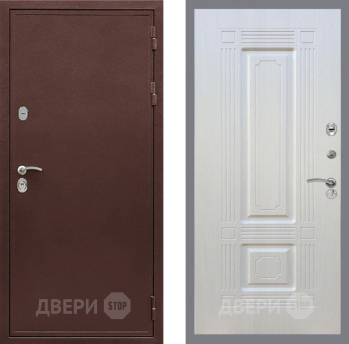 Дверь Рекс (REX) 5 металл 3 мм FL-2 Лиственница беж в Серпухове