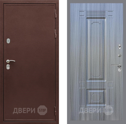 Дверь Рекс (REX) 5 металл 3 мм FL-2 Сандал грей в Серпухове