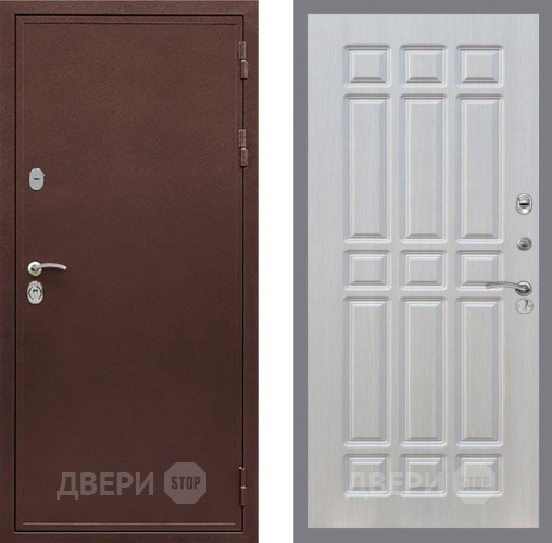 Дверь Рекс (REX) 5 металл 3 мм FL-33 Лиственница беж в Серпухове
