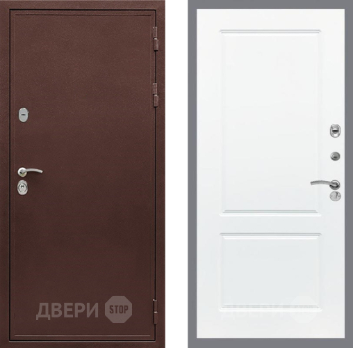 Дверь Рекс (REX) 5 металл 3 мм FL-117 Силк Сноу в Серпухове