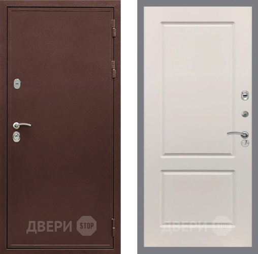 Входная металлическая Дверь Рекс (REX) 5 металл 3 мм FL-117 Шампань в Серпухове