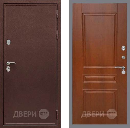 Входная металлическая Дверь Рекс (REX) 5 металл 3 мм FL-243 Итальянский орех в Серпухове